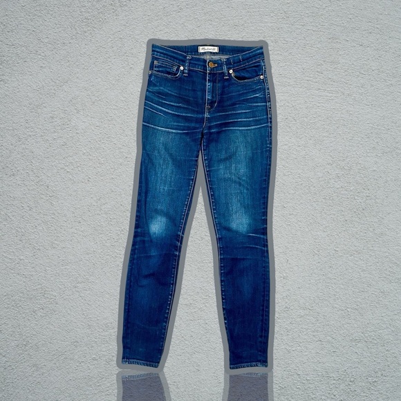 Madewell ‘High Riser Skinny Jeans’ in Medium Wash Size 25 - Picture 1 of 10